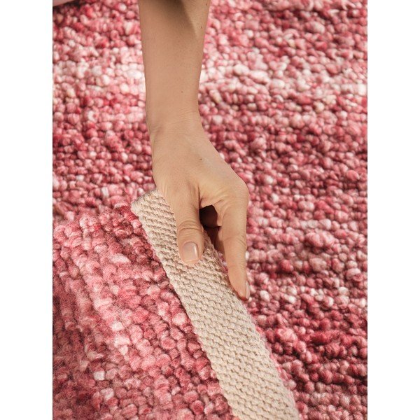 Tamno ružičasti ručno rađen tepih od boucle tkanine 160x230 cm Notting Hill Portobello – Ted Baker-image-3