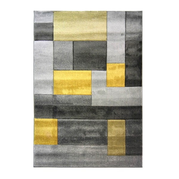 Sivo-žuti tepih Flair Rugs Cosmos, 80 x 150 cm