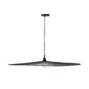 Crna viseća svjetiljka ø 100 cm Makai – Kave Home