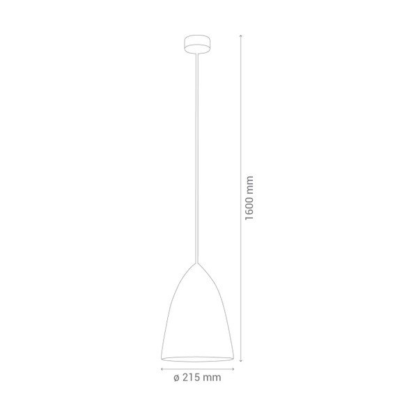 Žuta viseća svjetiljka SULION Glassy-image-1