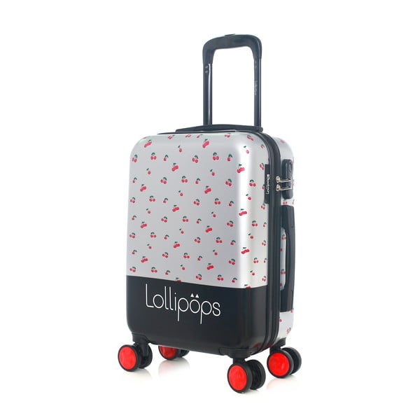 Set od sivog kofera na četiri kotača i kozmetičke torbice Lollopops Holly-image-4