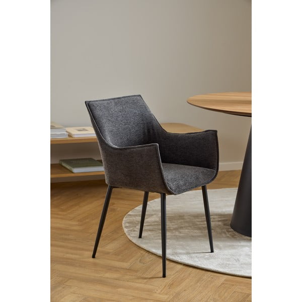 Tamno siva podstavljena blagovaonska stolica Bonita – Actona-image-1