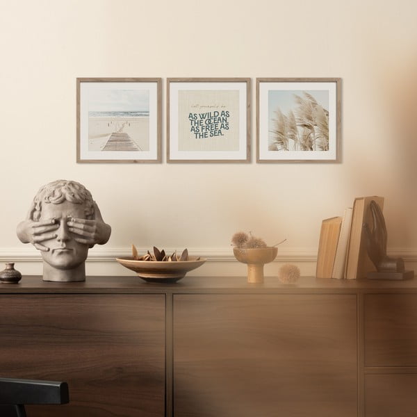 Slike u setu 3 kom 30x40 cm Seaside – Styler-image-1