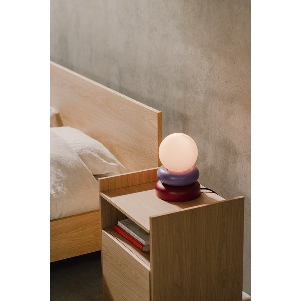 Noćni ormarić u dekoru hrasta s policama u prirodnoj boji Toopt – noo.ma-image-4