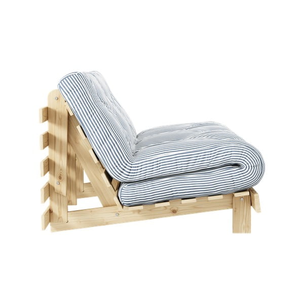 Bijela/svijetlo plava kauč na razvlačenje 140 cm Roots - Karup Design-image-3