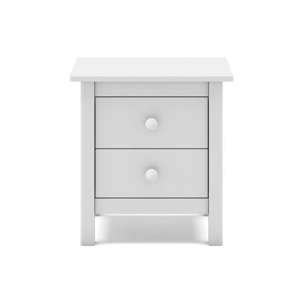 Bijeli dječji noćni ormarić od masivnog bora Max – Marckeric-image-3