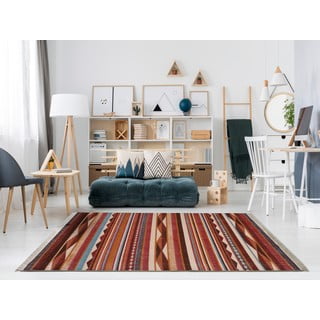 Crveni tepih Universal Caucas Stripes, 120 x 170 cm