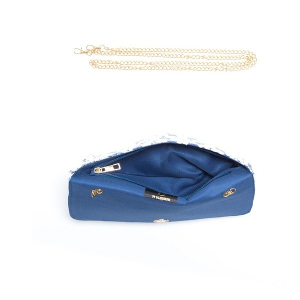 Plava Robert M Clutch torbica-image-4
