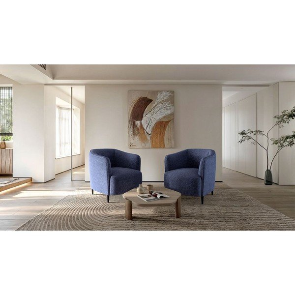 Tamno plava fotelja Galbe – Ghado-image-1