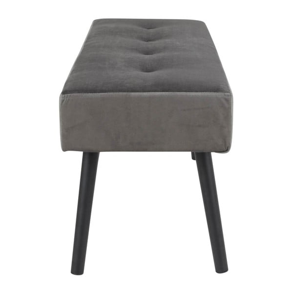 Siva baršunalna klupa Bonami Essentials Skiins-image-3