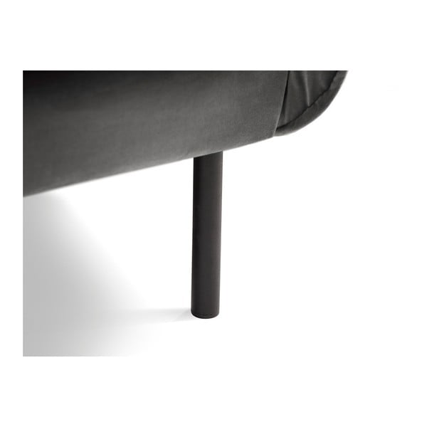 Tamno siva baršunasta fotelja Cosmopolitan Design Vienna-image-3