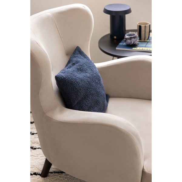 Ljubičasta baršunasti wing fotelja Noemye – Bonami Selection-image-1