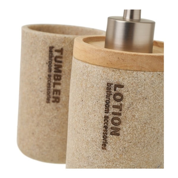 Bež set pribora za kupaonicu – Casa Selección-image-1