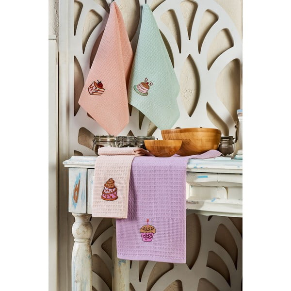 Pamučna kuhinjska krpa 6 kom 40x60 cm Cake – Foutastic-image-1