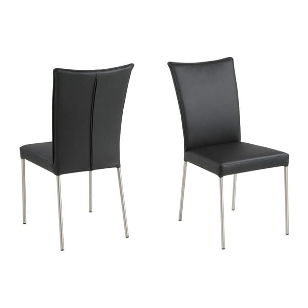 Set od 2 crne blagovaonske stolice Actona Alexa
