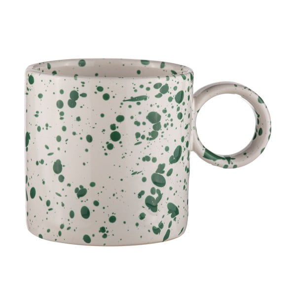 Bijelo-zelene šalice u setu 2 kom od kamenine 450 ml Carnival – Ladelle-image-2