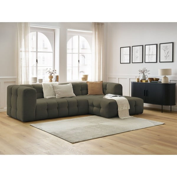 Zelena kutna garnitura (s desnim kutom) Cloud – Bobochic Paris-image-1