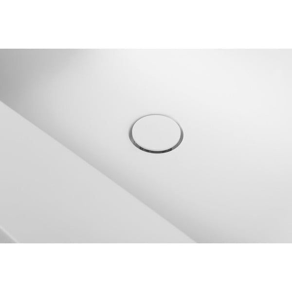 Bijeli dupli umivaonik od umjetnog kamena 180x51,5 cm Aruba – Sapho-image-2