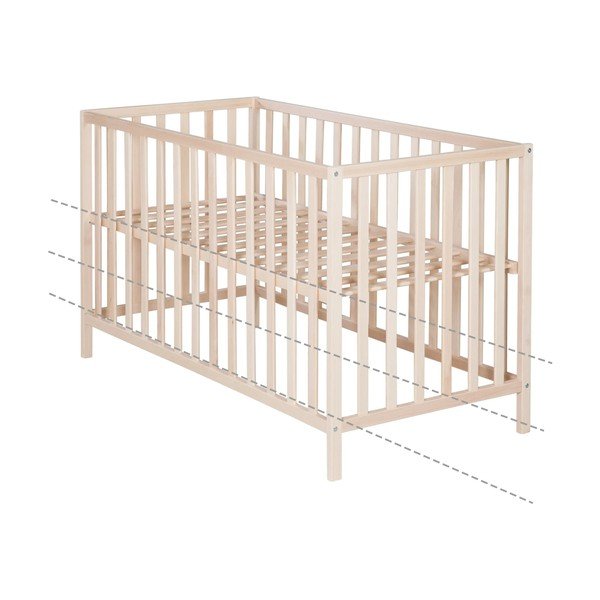 Dječji krevet 60x120 cm u prirodnoj boji Cosi – Roba-image-3