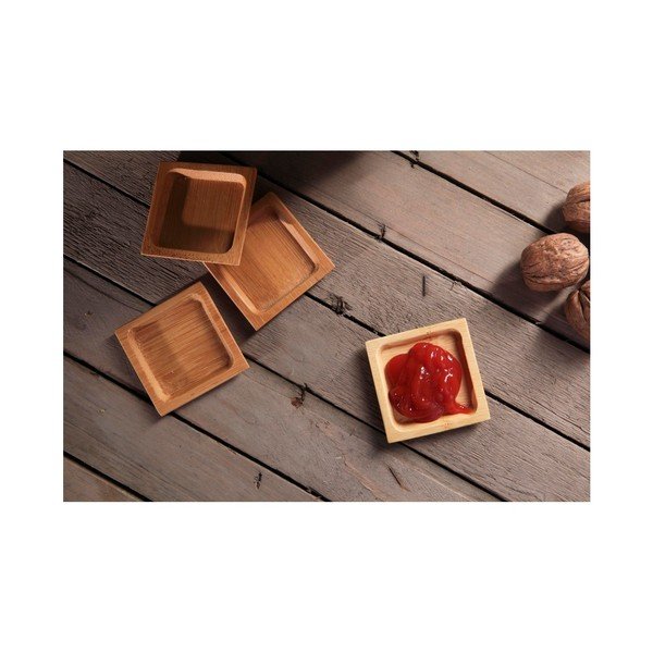 Set od 4 zdjele od bambusa za umake od bambusa, ⌀ 6 cm-image-2