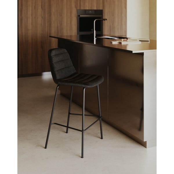 Crne barske stolice u setu 2 kom 92,5 cm Zunilda – Kave Home-image-1