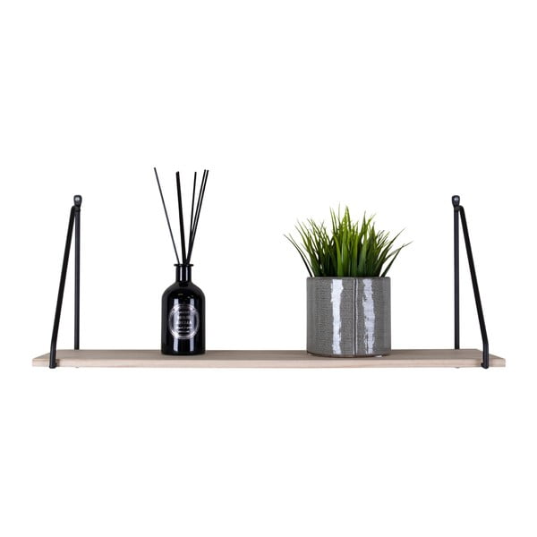 Crna polica od punog drveta paulovnije Arnhem - House Nordic-image-2