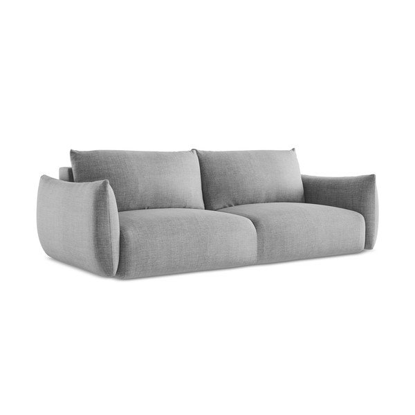Svijetlo siva sklopiva sofa 230 cm Leila – Makamii-image-2