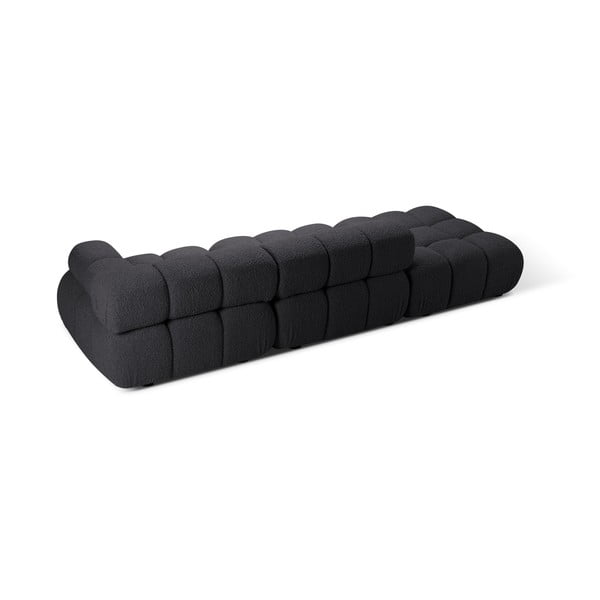 Antracitno siva sofa od bouclé tkanine 288 cm Bellis – Micadoni -image-4