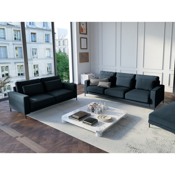 Tamnoplava sofa Interieurs 86 Seine, 220 cm-image-1