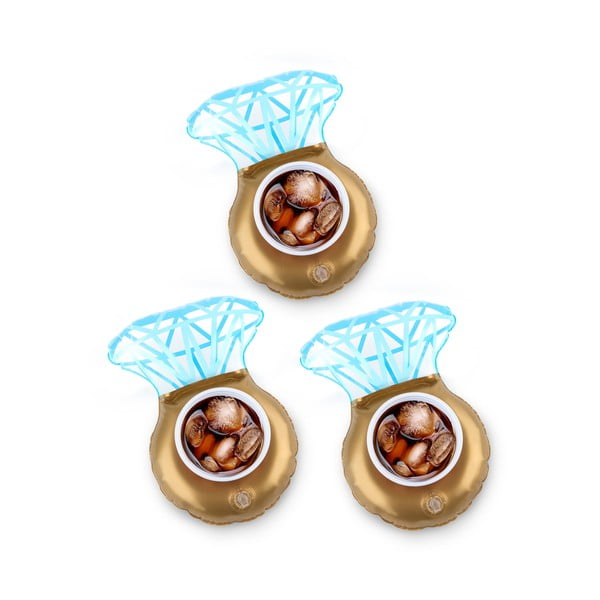 Set od 3 stalka za piće za napuhavanje u obliku prstenova Big Mouth Inc.-image-3