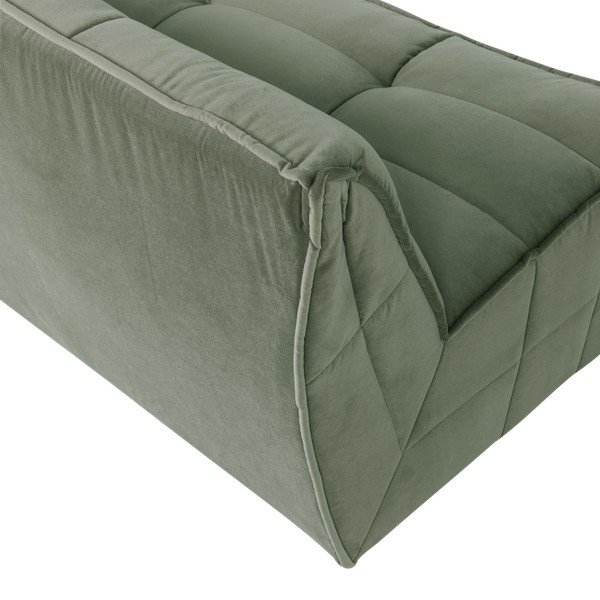 Zelena baršunasti sofa 204 cm Cluster – vtwonen-image-4