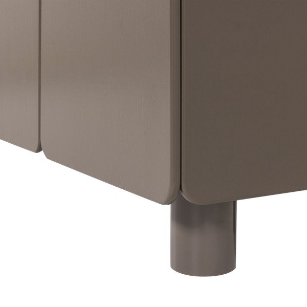 Smeđa komoda od masivnog bora 200x85x45 cm Root – WOOOD-image-4