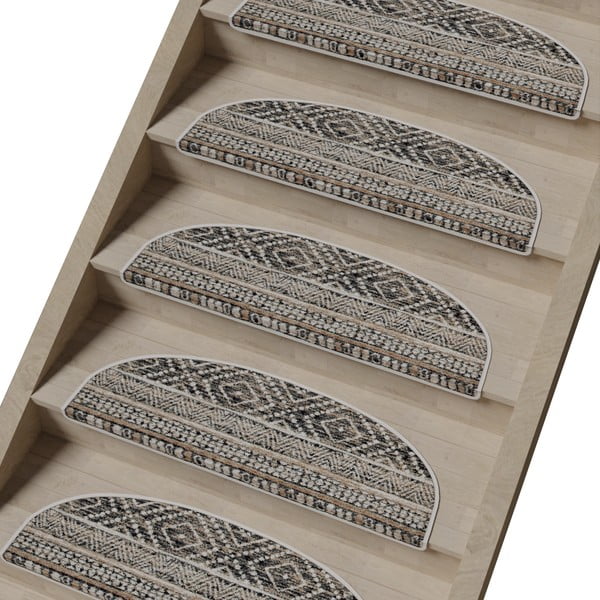 Set tepiha za stepenice 16 kom 20x65 cm Cottage Warmth – Vitaus-image-1