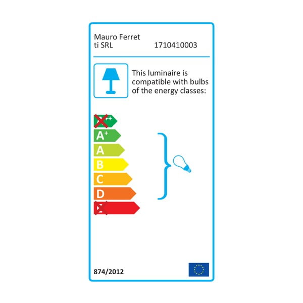 Bijela stolna svjetiljka sa zlatnim postoljem Mauro Ferretti Flush-image-4