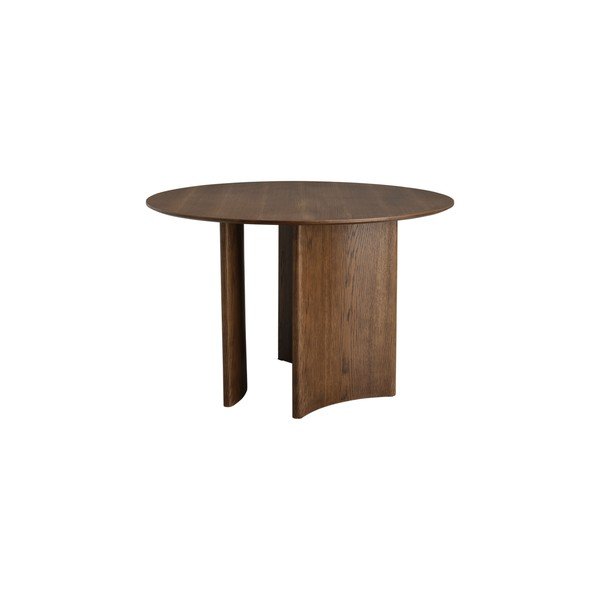 Okrugao blagovaonski stol u dekoru hrasta ø 120 cm Trillving – Ellos Home-image-4