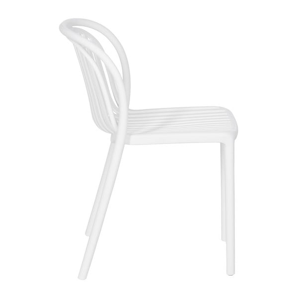 Bijela plastična blagovaonska stolica Alia – Ixia-image-2