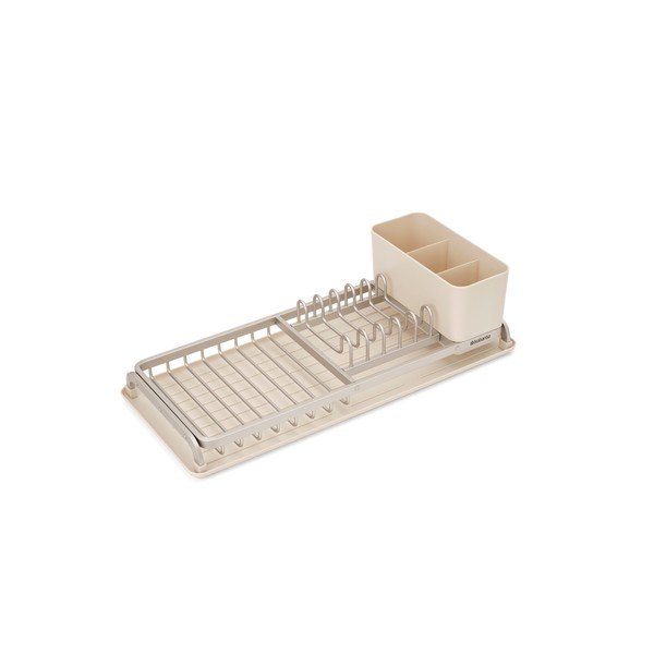 Bež metalni ocjeđivač za posuđe 46x20 cm – Brabantia-image-3
