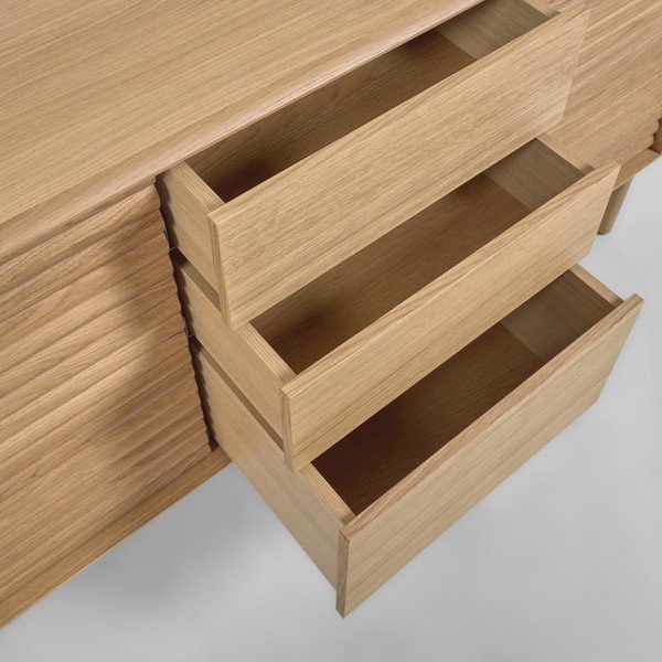 Komoda u hrastovom dekoru Kave Home Lenon-image-3