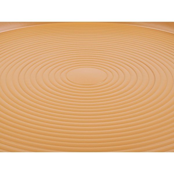 Senf žuti metalni pomoćni stolić Leitmotiv Force, visina 43 cm-image-1