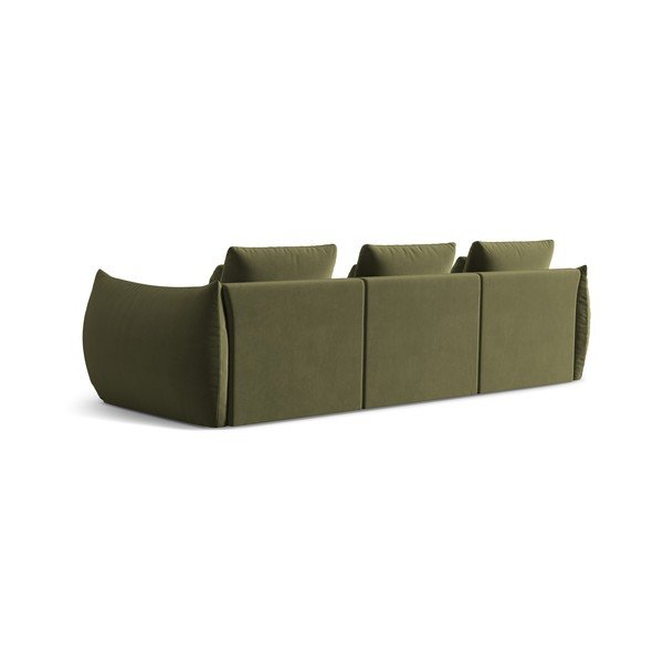 Svijetlo zelena baršunasti sofa 332 cm Bloom – Micadoni -image-3
