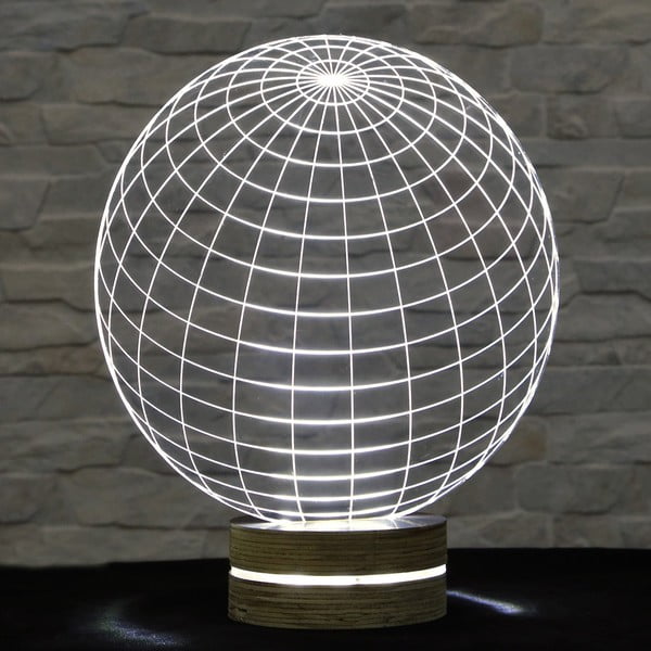 3D Globe stolna lampa