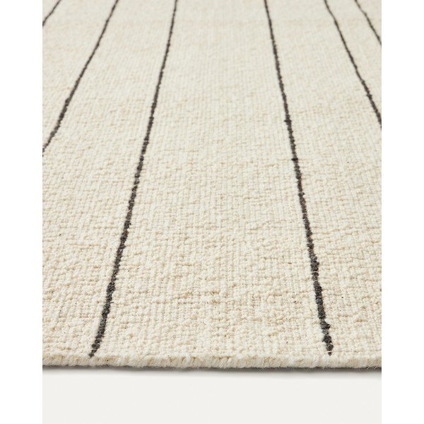 Krem vunen tepih 160x230 cm Micol – Kave Home-image-2