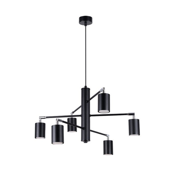 Crna metalna viseća svjetiljka Virta – Sollux