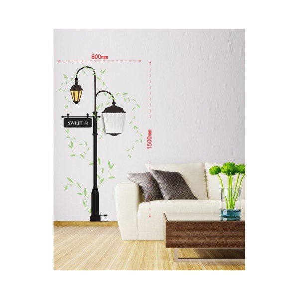 Zidna lampa s naljepnicom Ulica Mauro Ferretti-image-4