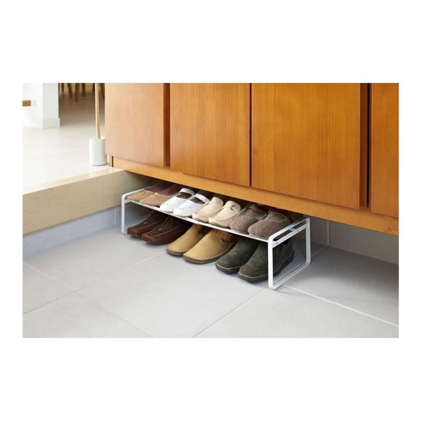 Bijeli metalni teleskopski stalak za cipele Kobe - YAMAZAKI-image-1