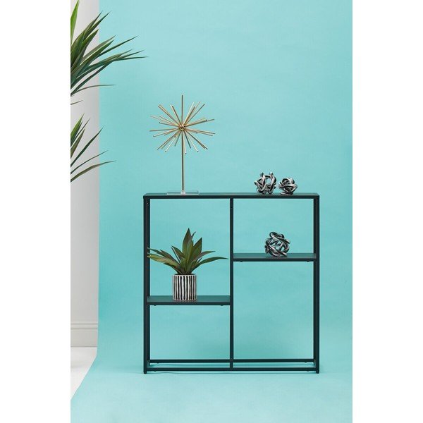 Crni željezni regal 80x81x26 cm Acero – Premier Housewares-image-2