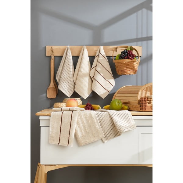 Pamučna kuhinjska krpa 6 kom 30x50 cm Sofya – Foutastic-image-2