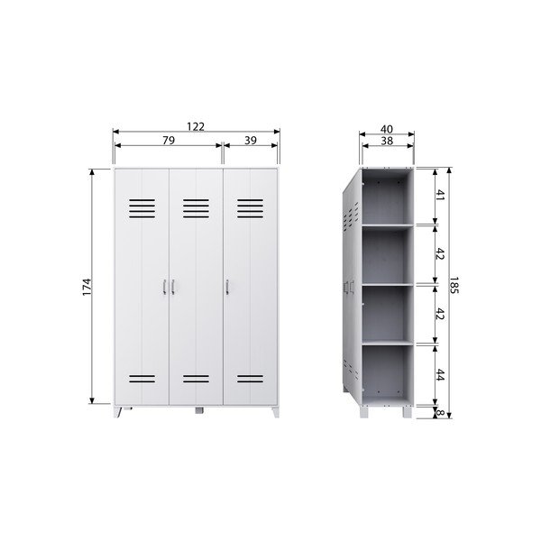 Bijeli ormar vtwonen Locker-image-1