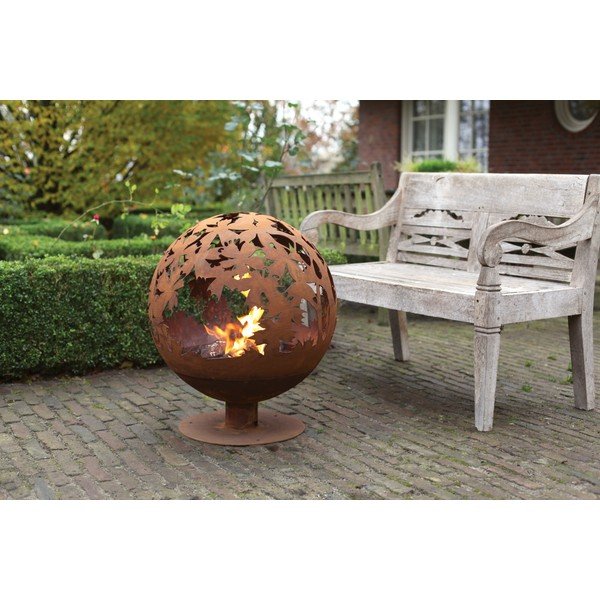 Čelični kamin Esschert Design Leaves-image-1