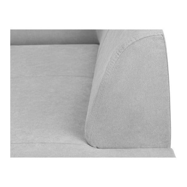 Sivi kutni kauč na razvlačenje s prostorom za odlaganje Kooko Home XL Desna kutna sofa Piano-image-3